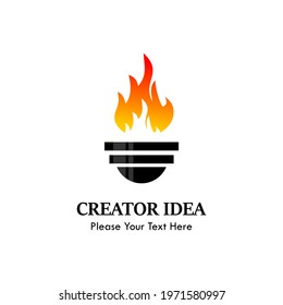 Bulb idea logo template illustration