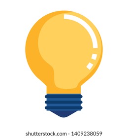 bulb idea think icon vector illustration