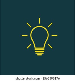 bulb idea,creative, concept illustration vector