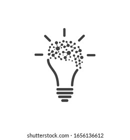 bulb idea,creative, concept illustration vector