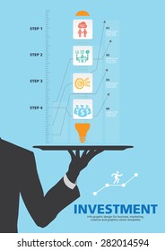 Bulb ideas concept for served, template modern info graphic design, for business template, marketing, creative templates and graphics vector