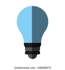 bulb illustration cartoon flat shadow