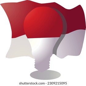 bulb illustration vector for collection