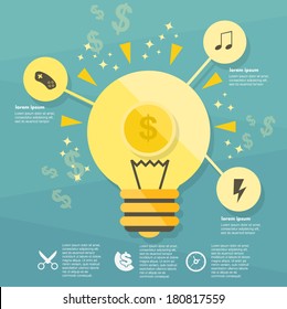 bulb infographic