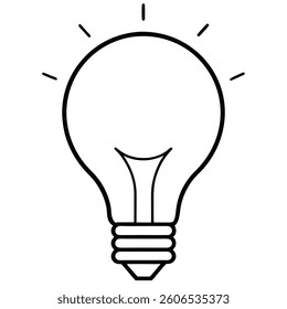 bulb isolated on a white background