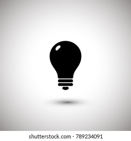 Bulb. Lamp. Ampoule vector icon