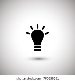 Bulb. Lamp. Ampoule vector icon