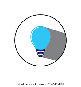 bulb lamp icon 