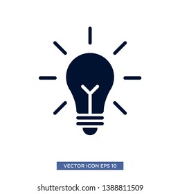 bulb lamp icon vector illustration