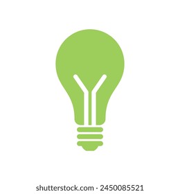 Diseño de ilustración de Plantilla de Vector de icono de lámpara