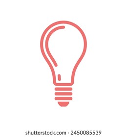 Diseño de ilustración de Plantilla de Vector de icono de lámpara
