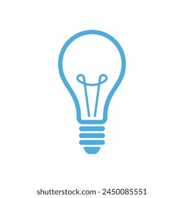 Glühlampen-Symbol Vektorgrafik Vorlage Illustration Design