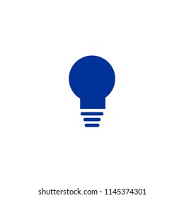 bulb lamp line vector icon