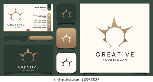 Vector de diseño del logotipo de la lámpara de bombilla