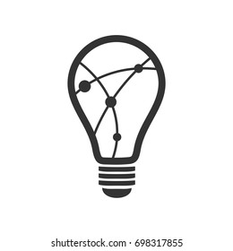 Bulb Lamp Logo Template Illustration Design. Vector EPS 10.