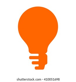 bulb lamp logo vector.