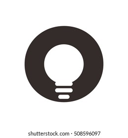 bulb lamp logo vector