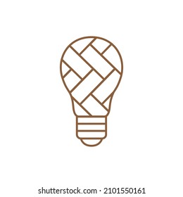 bulb lamp polygon lines logo design vector graphic symbol icon sign illustration creative idea