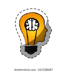 bulb light with brain