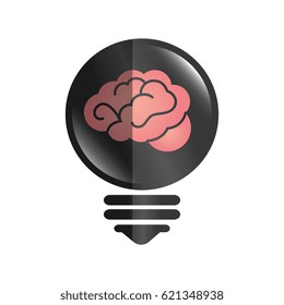 bulb light with brain