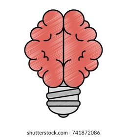 bulb light with brain