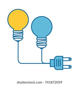 bulb light with connector