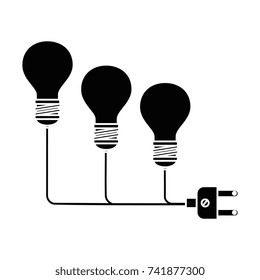 bulb light with connector