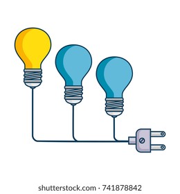 bulb light with connector