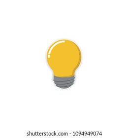 Bulb light. Creative Idea concept