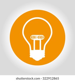 bulb light design, vector illustration eps10 graphic 