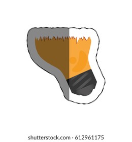 bulb light drawing icon