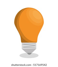 bulb light education icon