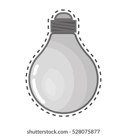 bulb light education icon