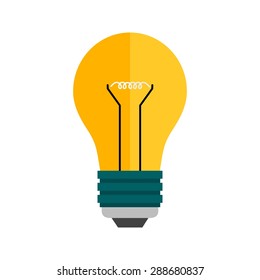 Bulb, light, electric icon vector image. Can also be used for energy and technology. Suitable for web apps, mobile apps and print media.