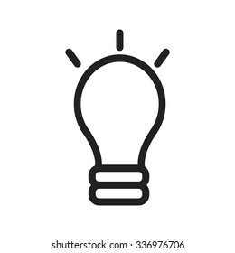 Bulb, light, electricity icon vector image.Can also be used for education and science. Suitable for mobile apps, web apps and print media.