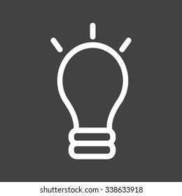 Bulb, light, electricity icon vector image. Can also be used for education and science. Suitable for mobile apps, web apps and print media.