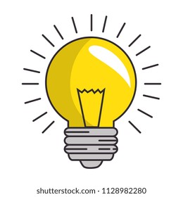 bulb light energy icon