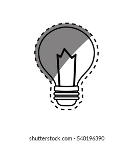 Bulb light energy icon vector illustration graphic design