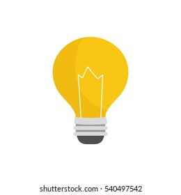 Bulb light energy icon vector illustration graphic design