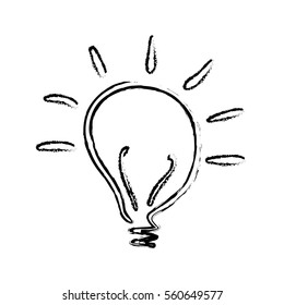 Bulb light energy icon vector illustration graphic design