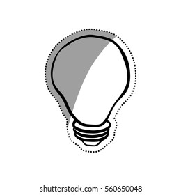 Bulb light energy icon vector illustration graphic design