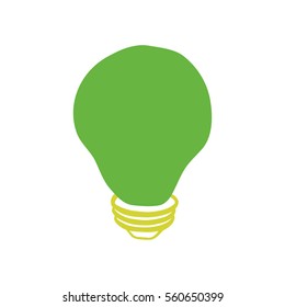Bulb light energy icon vector illustration graphic design