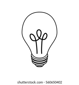 Bulb light energy icon vector illustration graphic design