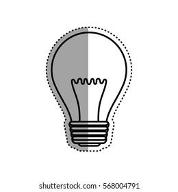 Bulb light energy icon vector illustration graphic design