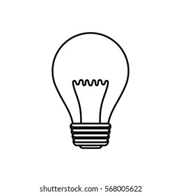 Bulb light energy icon vector illustration graphic design