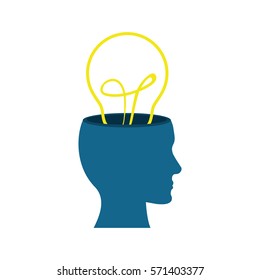 Bulb light energy icon vector illustration graphic design