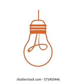 Bulb light energy icon vector illustration graphic design