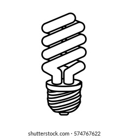 Bulb light energy icon vector illustration graphic design