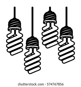 Bulb light energy icon vector illustration graphic design