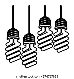 Bulb light energy icon vector illustration graphic design